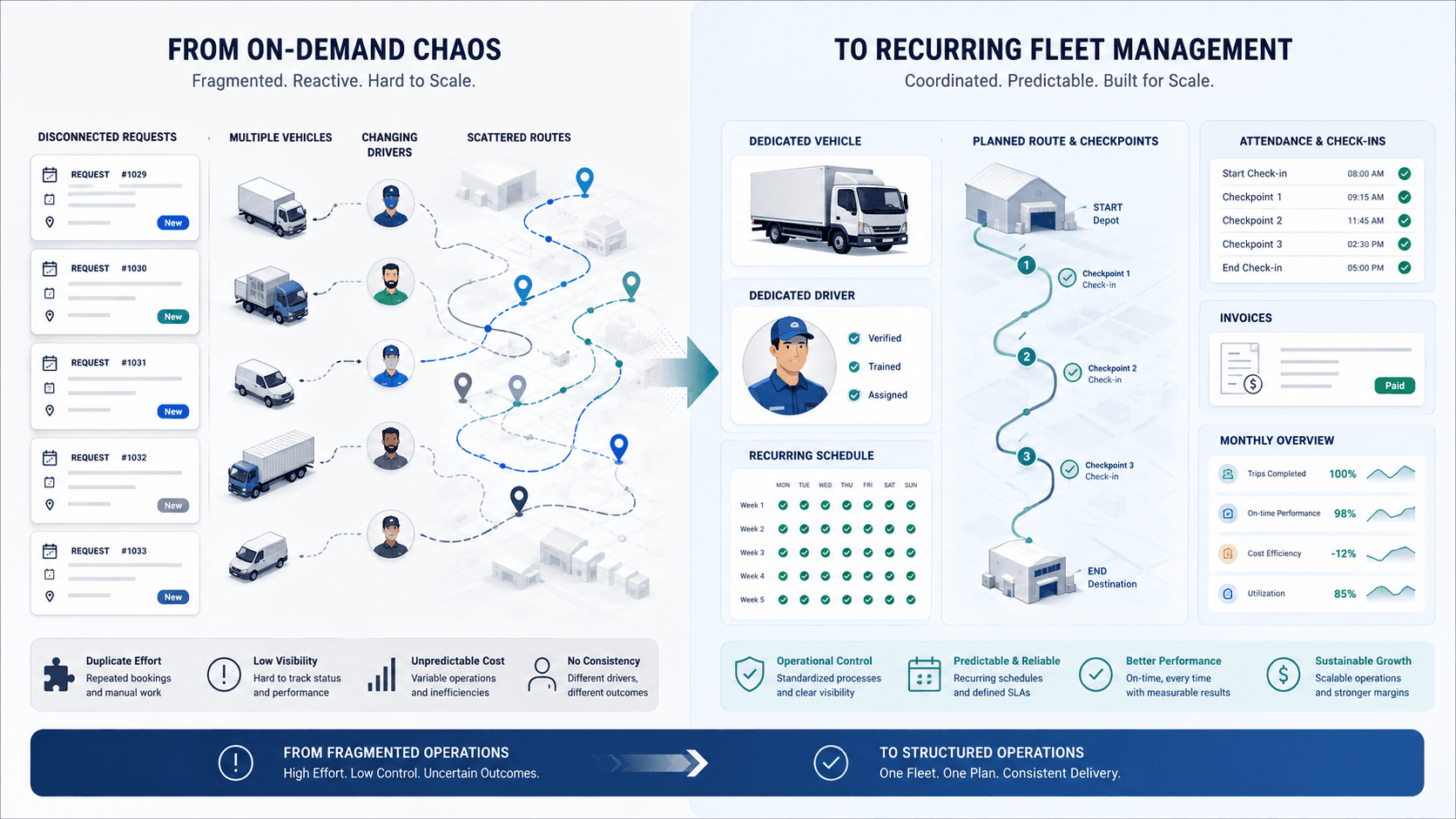 Building a Recurring Logistics Operations Module
